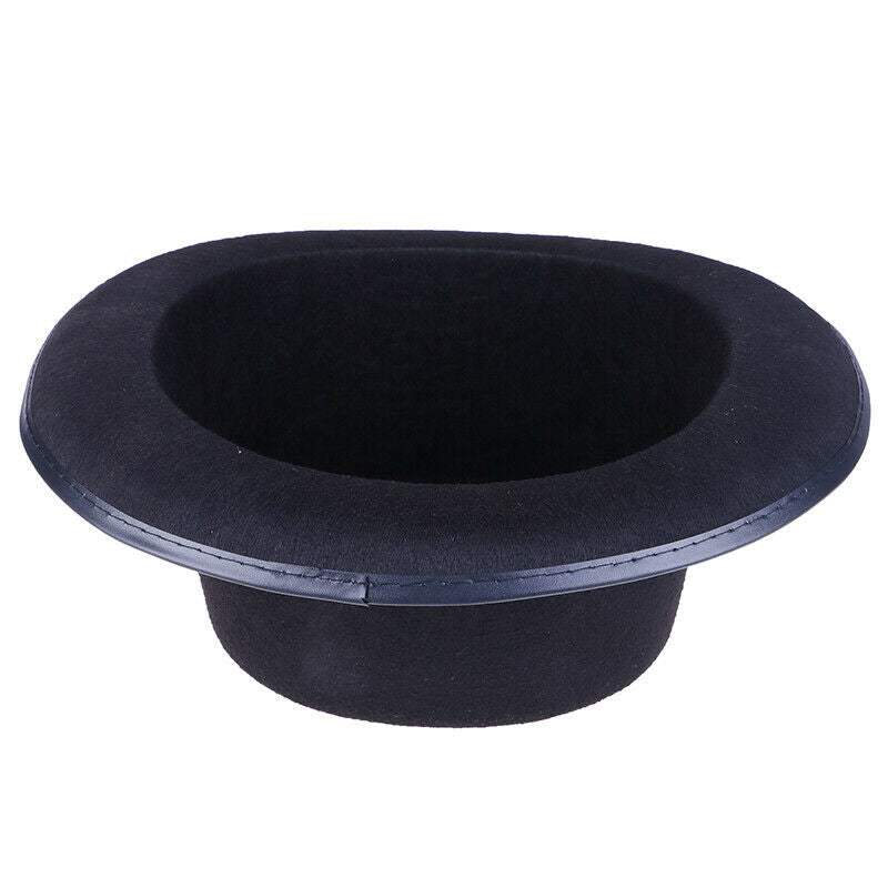 Black Top Hat Magician Costume Tuxedo Mat Hatter Wedding Christmas Party Fo Gw