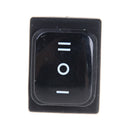 12V Black Waterproof 6Pin DPDT Self Locking Rectangle Rocker Switch 3C