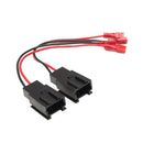 2Pieces Speaker Adaptor Plug Connectors Wire for Citroen C2 1999-2015