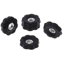 5Pcs M4 plum bakelite hand tighten nuts handle star thumb nuts manual nuts BX