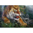 5D DIY Diamond Painting Full Round Drill Tiger Embroidery Wall Art (A417)