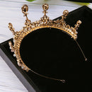 Baroque Crystal Rhinestone Wedding Crown Headband Bridal Tiara Party Queen G Kw