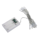 20 LED Strip Battery Powered String Lights Warm White Stripes for Christmas X8W9