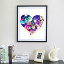 5D DIY Full Drill Diamond Painting Love Cross Stitch Embroidery Craft Kits