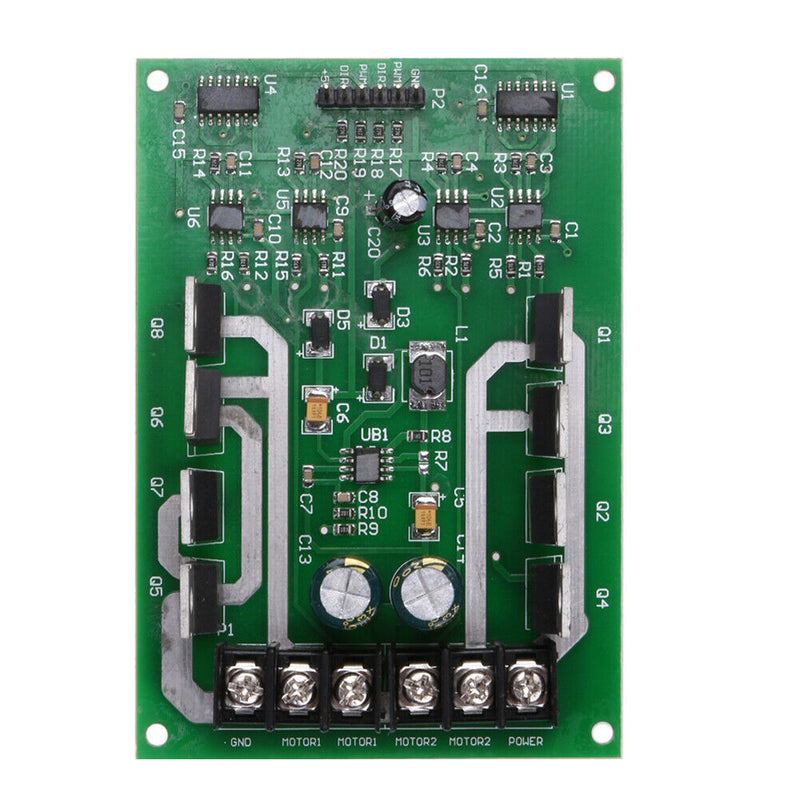 Dual Motor Driver Module Board H-bridge DC MOSFET IRF3205 3-36V 10A Peak30A