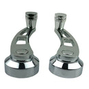 2x Chrome Billet Aluminum 4-1/4 Window Crank Handle Kit Replacement fit for Ford