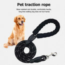 Reflective Large Dog Leash Polyester Rope Pet Dog Running Tracking Leashes