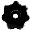 5 pieces Black star grip knobs, female thread diameter 8mm, head diameter 4 Z2A5