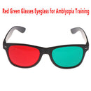 1Pcs Red Green Glasses Eyeglass Amblyopia Training Protection Goggles GlassesNTE