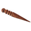 Multi-Size Burnisher Leather Craft Edge Round Slicker Wood Leathercraft Tool