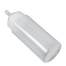 White plastic bottle dispenser Compression Sauce - 16 oz W3S3