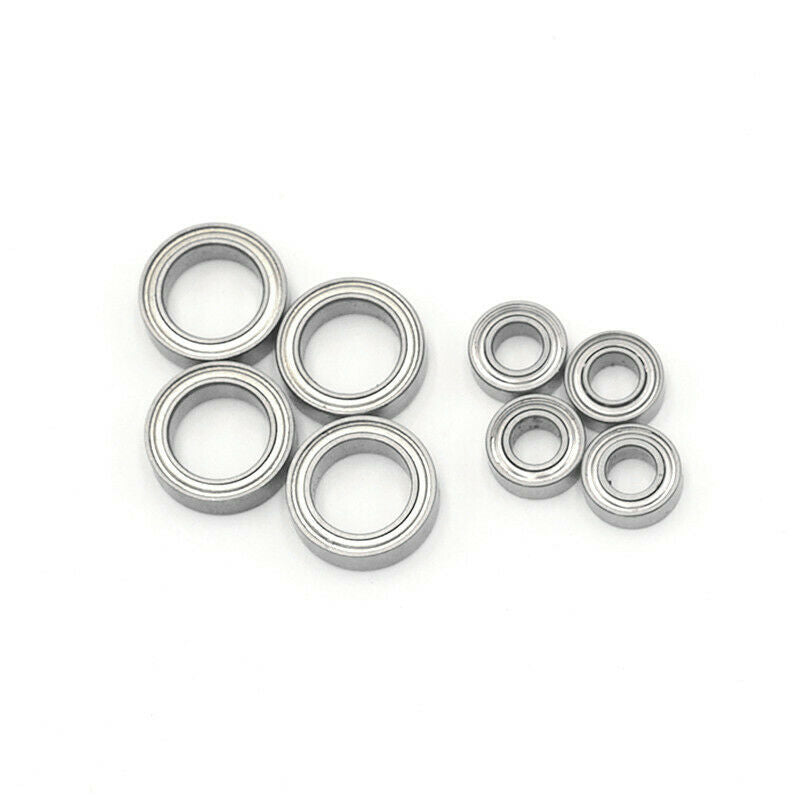 8Pcs Ball Bearings 4X8X3mm 8X12X3.5mm for HSP Himoto E18 WLtoys 1/18 RC Ca6 I2B5