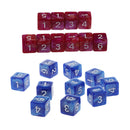 20PCS D6 Polyhedral Game Dice for RPG Dungeons and Dragons Club Party Games
