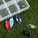 8pcs/set Carbon Steel Horse Mouth Sequin Hard Baits Single Hook 79g Tackles