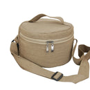 Zipper Closure Portable Canvas Waterproof Carry Bag Buddhism Singing Bowl Round