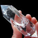 100% Natural Rock Clear Quartz Crystal Wand Point Healing Stone 50-60MM Fashion.