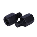 2 PCS UNIVERSAL MOTORCYCLE MOTORBIKE MIRROR ADAPTORS CONVERTS 8MM TO 10MM T