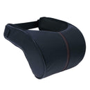 Memory Cotton Headrest Ergonomic Car Head Neck Rest Pillow Cushion Black