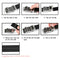 2Pack Men Automatic Sliding Click Buckle, Ratchet Leather Belt Buckle