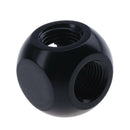 G1/4 Inner Thread Metal 3-Way PC DIY Water Cooling System Water Tube Connector