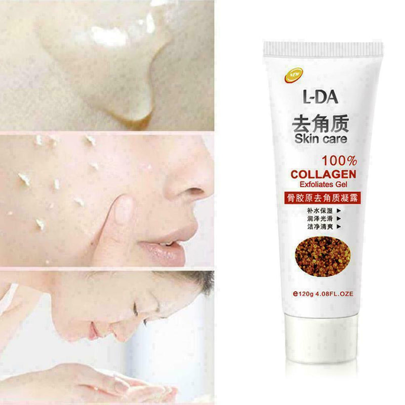 Facial Exfoliator Cleansing Natural Organic Collagen Gel Face U3O5 Peeling J3K5