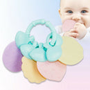 4Pcs/set Baby Safety Teether Baby Teething Rattle Toys Food Grade Teeth- OZ