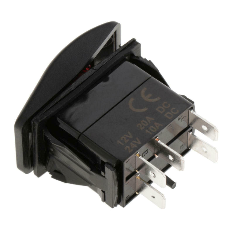 Performance 12V Toggle Horn Switch Car Boat Speaker Press Button Accessories