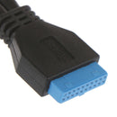 2Ports USB 3.0 Back Panel To Motherboard 20pin Header Connector With PCI Slot ME