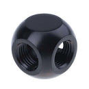G1/4 Inner Thread Metal 3-Way PC DIY Water Cooling System Water Tube Connector