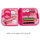 Portable Mini Sewing Box Set Sewing Needle Thread Cross Stitch Tools A
