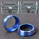 2 Aluminum Alloy Air-Conditioning Switch Trim fit for Chevrolet Malibu 2014 2015