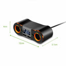 Socket Cigarette Lighter Splitter ZNB02 Car Charger Adapter 3.5A Dual USB P