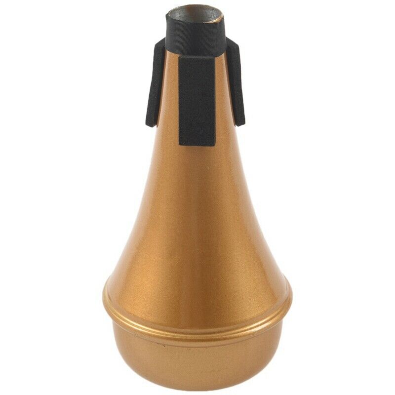 Trumpet Straight Mute, Aluminum Alloy Golden Color