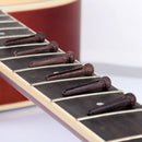 6pcs Rosewood Guitar Bridge Pins End Pin Set X1O9