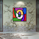 30x30cm Diamond Painting Colorful Number 0 Full Round Drill Cross Stitch