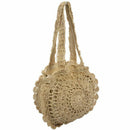 New Fashion Women Summer Round Rattan grass Bags Beach Shoulder Bags Handba