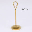 5 X 10cm 4 Inch Stainless steel Wedding Party Catering Table Stand Number Holder