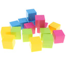 16pcs Geometric Solids Cubes - Math geometry Learning Visual Aids Mathematics