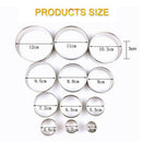 Stainless Steel Fluted Edge Round Cookie Biscuit Cutter Set 12 Pieces Gradu