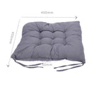 Soft Cotton Seat Cushion Winter Home Office Bar Chair Cushion(Grey)