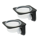 2pcs Durable Reptiles Lizard Suction Cup Feeder Food Water Bowl Breeding