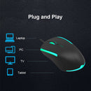 SPK314 Wired RGB Gaming Mouse 3 Buttons Optical Mice for Windows 10 8 7 PC