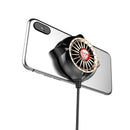 3X(Portable Mobile Phone Cooler Usb Cooling Pad Cooler Fan Game Shooter Mut