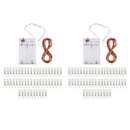 2xLED Light String w/ Clear Photo Clips for Indoor/Outdoor Decoration 50led