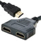 2 in 1 HDMI Splitter Cable Verteiler Adapter Full HD 1080P V2P3 M6H0 R6B5