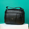 Washed PU Crossbody Bag Large Capacity Mother Elegant Zipper Shoulder Pouch