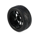 4Pcs 1/10 Rubber Tire Rc Racing Car Tires On Road Wheel Rim Fit For Hsp Hpi Y1P7