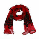 Fashion Women silk Scarf Long Soft Peacock Wrap Ladies Shawl Girls Silk Sca