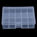 10 Grid transparent fishhook box fish lure hooks fishing accessories tool caseOZ
