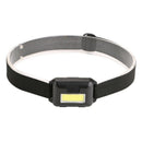 Cob Led Mini head light lamp Headlight 3 Modes Rainproof Head Torch Flashli M3N7